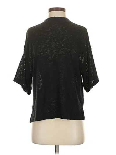 Pre-owned Assorted Brands Short Sleeve Blouse In Black