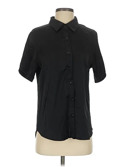Assorted Brands Short Sleeve Blouse In Black