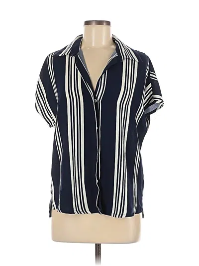 Assorted Brands Short Sleeve Blouse In Blue