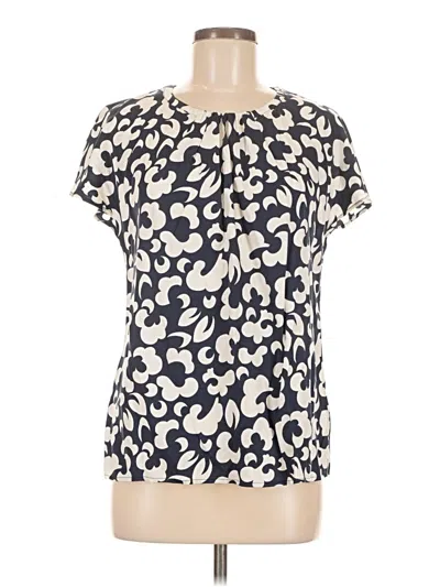 Pre-owned Assorted Brands Short Sleeve Blouse In Blue
