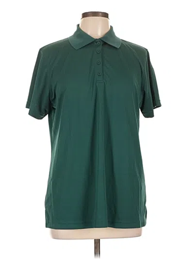 Pre-owned Assorted Brands Short Sleeve Blouse In Green