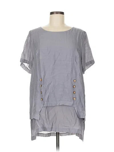 Assorted Brands Short Sleeve Blouse In Multi