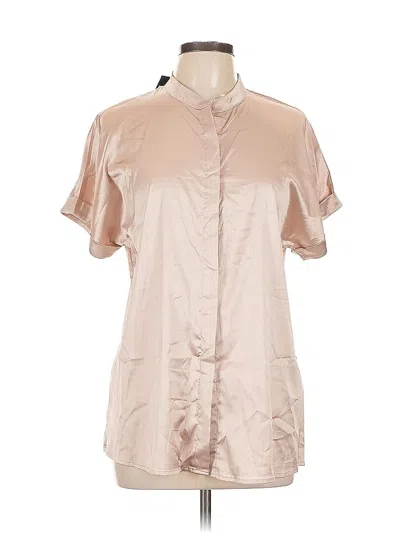 Pre-owned Assorted Brands Short Sleeve Blouse In Pink