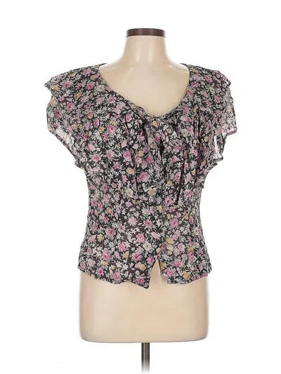 Pre-owned Assorted Brands Short Sleeve Blouse In Pink