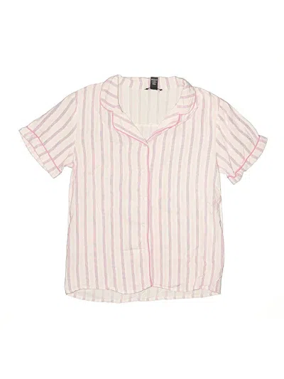 Pre-owned Assorted Brands Kids' Short Sleeve Blouse In Pink