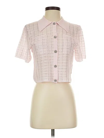 Pre-owned Assorted Brands Short Sleeve Blouse In Pink