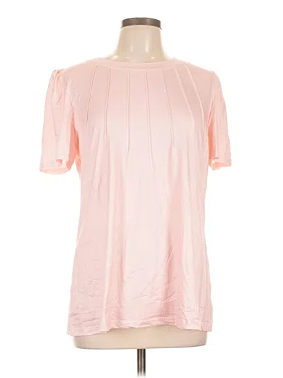 Pre-owned Assorted Brands Short Sleeve Blouse In Pink
