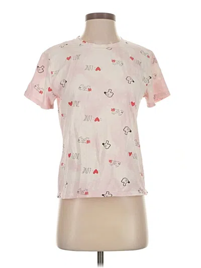 Pre-owned Assorted Brands Short Sleeve Blouse In Pink