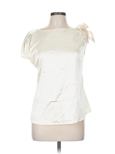 Pre-owned Assorted Brands Short Sleeve Blouse In White