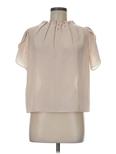Pre-owned Assorted Brands Short Sleeve Blouse In White