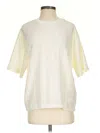 Assorted Brands Short Sleeve Blouse In White