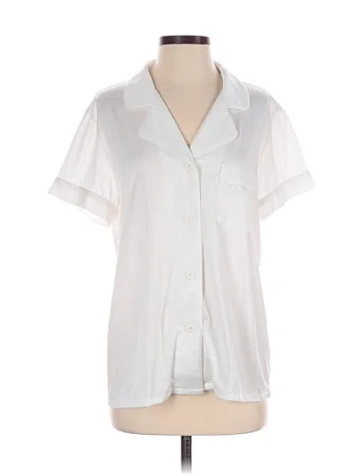 Assorted Brands Short Sleeve Blouse In White