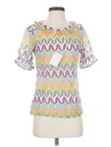 Assorted Brands Short Sleeve Blouse In White