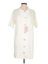 Assorted Brands Short Sleeve Button Down Shirt In Ivory