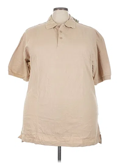 Assorted Brands Short Sleeve Button Down Shirt In Tan