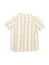 Assorted Brands Short Sleeve Button Down Shirt In White