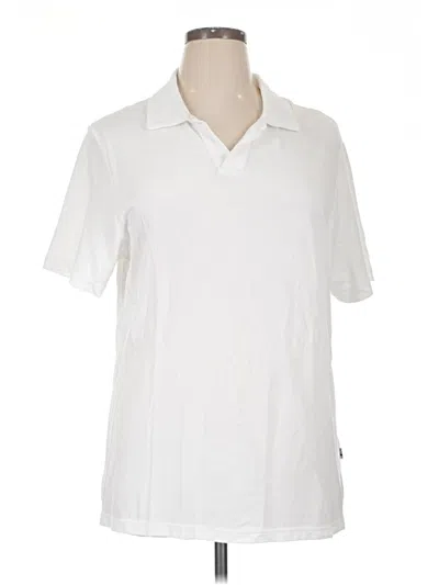 Pre-owned Assorted Brands Short Sleeve Button Down Shirt In White