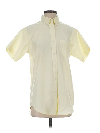 Pre-owned Assorted Brands Short Sleeve Button Down Shirt In Yellow
