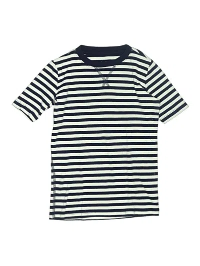 Pre-owned Assorted Brands Kids' Short Sleeve Henley Shirt In Blue