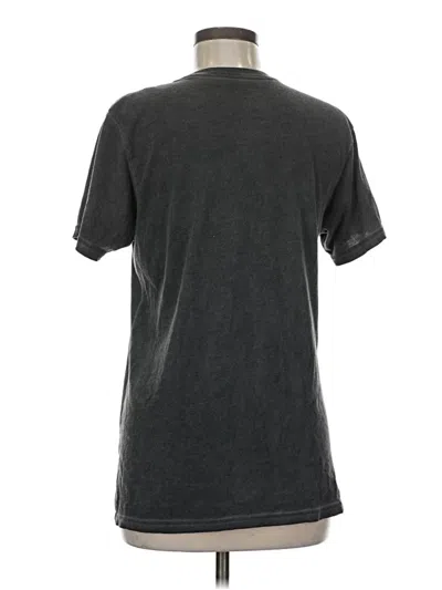 Pre-owned Assorted Brands Short Sleeve Henley Shirt In Gray