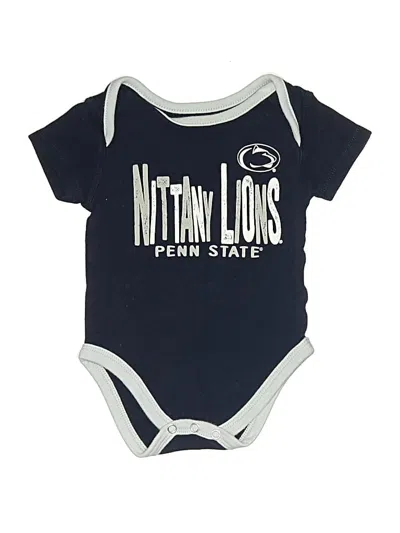 Pre-owned Assorted Brands Babies' Short Sleeve Onesie In Blue