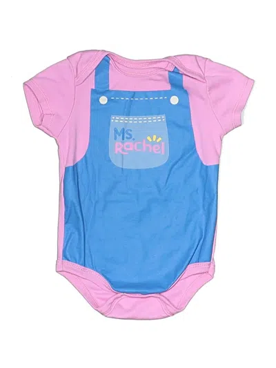 Pre-owned Assorted Brands Kids' Short Sleeve Onesie In Blue