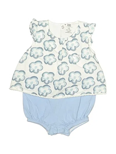 Pre-owned Assorted Brands Kids' Short Sleeve Onesie In Blue