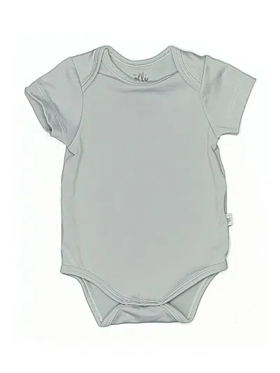Pre-owned Assorted Brands Babies' Short Sleeve Onesie In Gray
