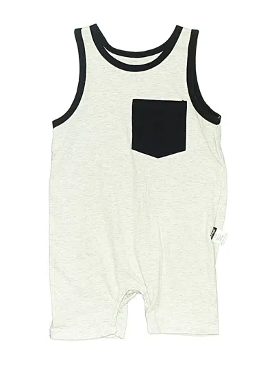 Pre-owned Assorted Brands Kids' Short Sleeve Onesie In Gray