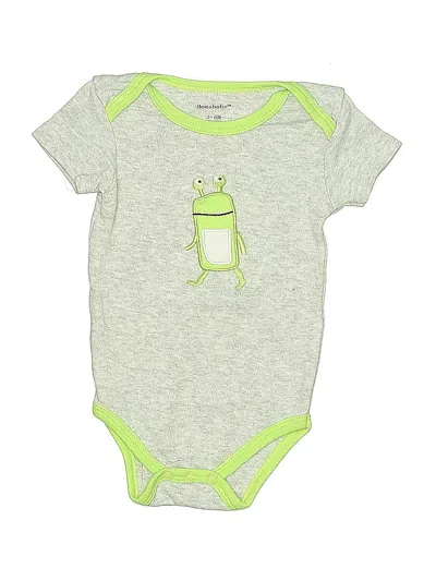 Pre-owned Assorted Brands Babies' Short Sleeve Onesie In Green
