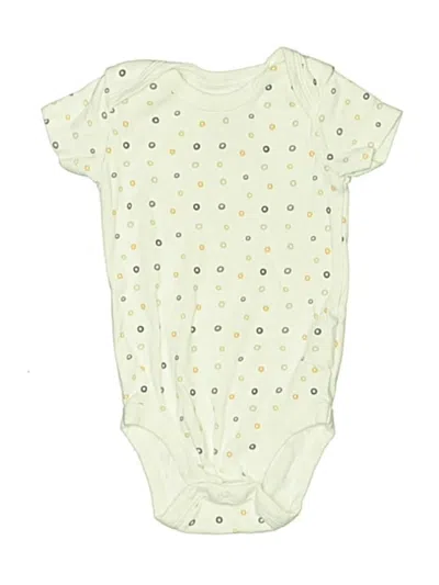Pre-owned Assorted Brands Babies' Short Sleeve Onesie In Green