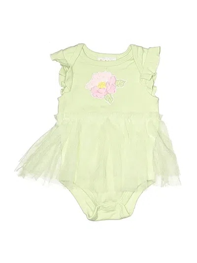 Pre-owned Assorted Brands Babies' Short Sleeve Onesie In Green