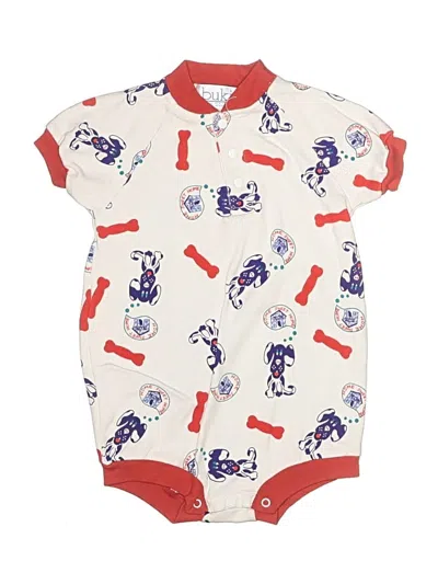 Pre-owned Assorted Brands Kids' Short Sleeve Onesie In Ivory
