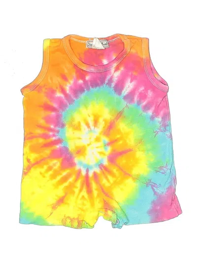 Pre-owned Assorted Brands Babies' Short Sleeve Onesie In Pink