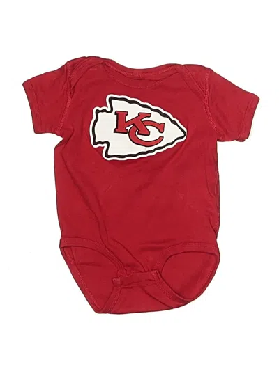 Pre-owned Assorted Brands Kids' Short Sleeve Onesie In Red