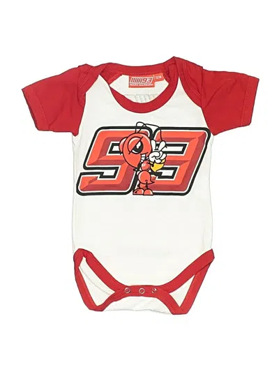 Pre-owned Assorted Brands Kids' Short Sleeve Onesie In Red