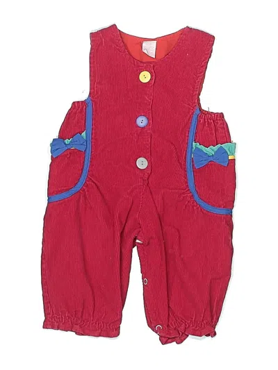 Pre-owned Assorted Brands Babies' Short Sleeve Onesie In Red