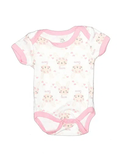 Pre-owned Assorted Brands Babies' Short Sleeve Onesie In White