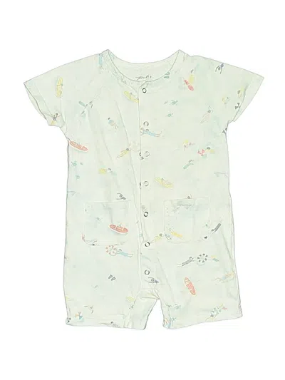 Pre-owned Assorted Brands Kids' Short Sleeve Onesie In White