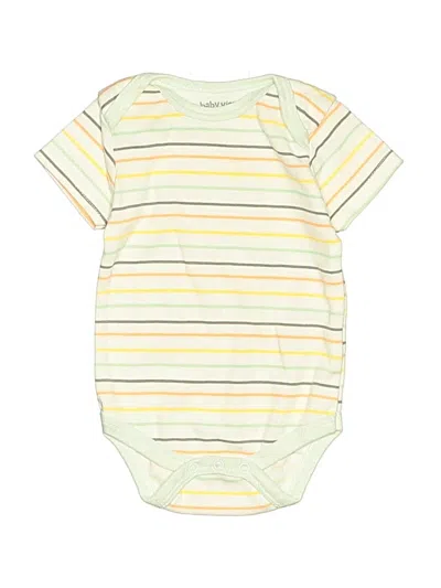 Pre-owned Assorted Brands Babies' Short Sleeve Onesie In Yellow