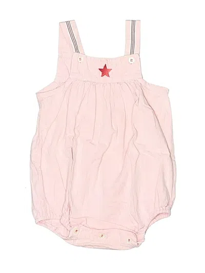 Pre-owned Assorted Brands Kids' Short Sleeve Outfit In Pink