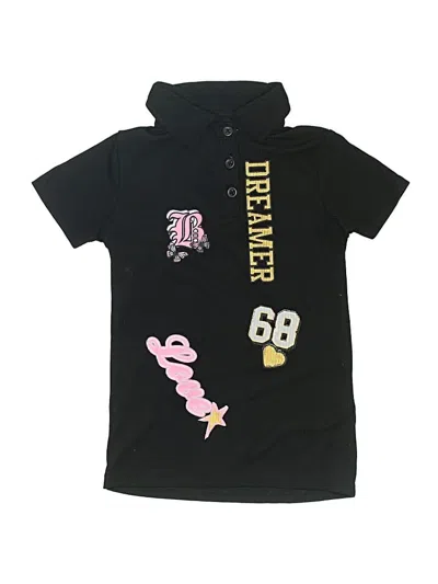 Pre-owned Assorted Brands Kids' Short Sleeve Polo In Black