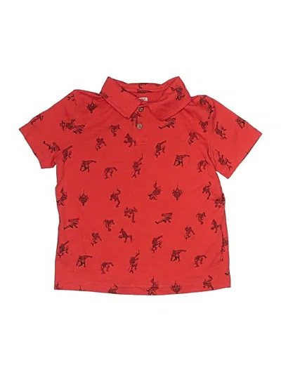 Pre-owned Assorted Brands Kids' Short Sleeve Polo In Red