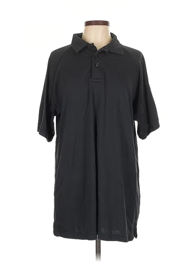 Pre-owned Assorted Brands Short Sleeve Polo Shirt In Black