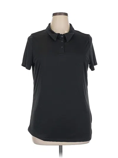 Pre-owned Assorted Brands Short Sleeve Polo Shirt In Black