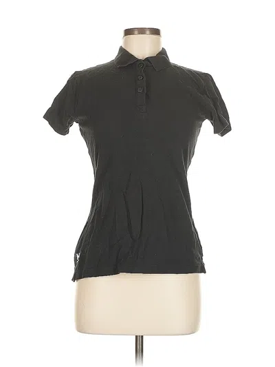 Pre-owned Assorted Brands Short Sleeve Polo Shirt In Black