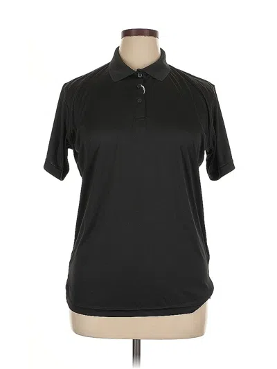Assorted Brands Short Sleeve Polo Shirt In Black