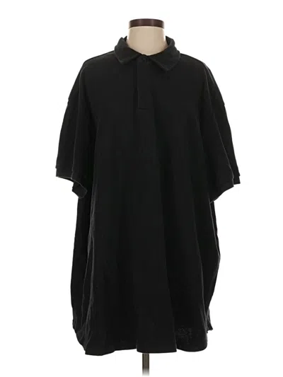 Pre-owned Assorted Brands Short Sleeve Polo Shirt In Black