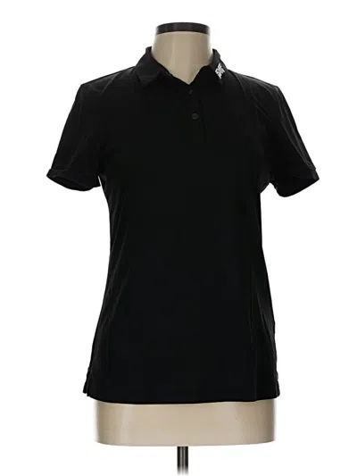 Pre-owned Assorted Brands Short Sleeve Polo Shirt In Black