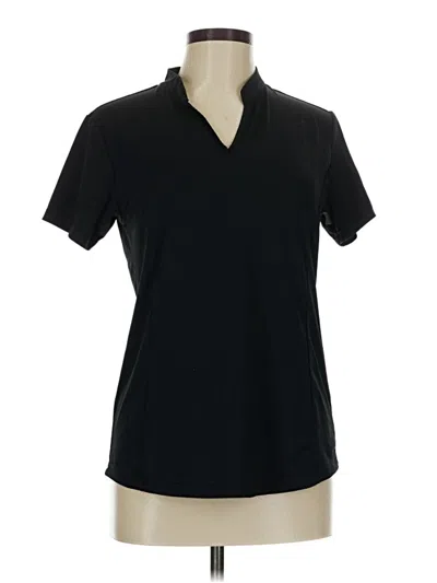 Pre-owned Assorted Brands Short Sleeve Polo Shirt In Black